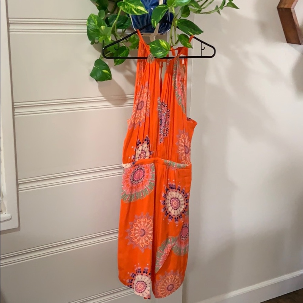 Beautiful and vibrant Anthropologie dress